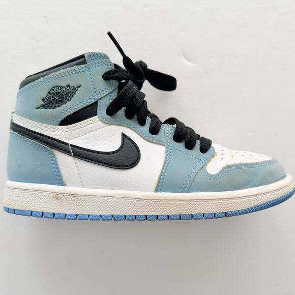 Nike Kids' Toddler Air Jordan 1 Retro High Sneaker OG University Blue Size 1.5 Y - Picture 2 of 7